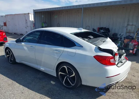 2018 Honda Accord Sport from USA, damaged, VIN 1HGCV1F39JA095368